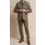 Cavani Albert Brown Tweed Look Slim Fit Jacket